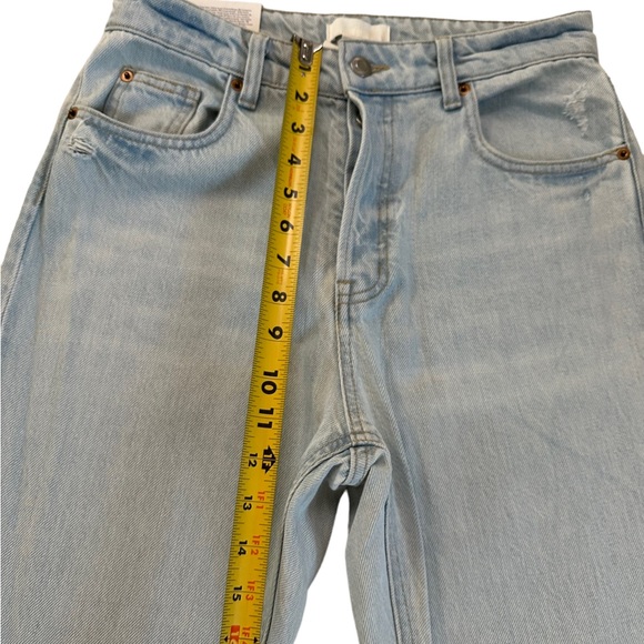 H&M 100% Cotton Flare High Waist Ankle Length Jeans Size 6 - Picture 11 of 17